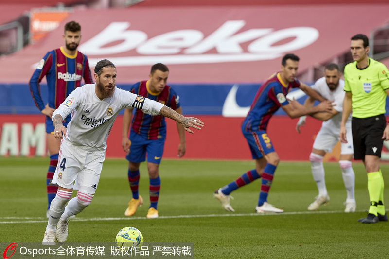 拉莫斯点球命中