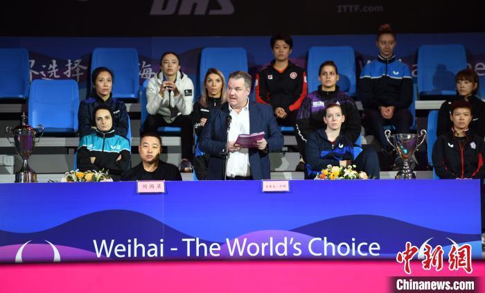 国际乒球赛事重启，国际乒联首席执行官史蒂夫-丹顿表示，感谢中国。　王晓根 摄