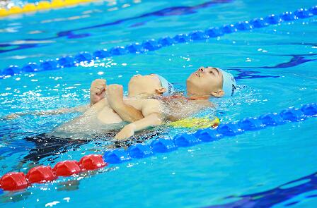 2020年广东省体育行业职业技能大赛游泳救生员项目竞赛开赛