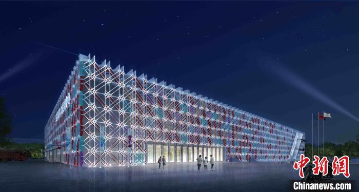 2022年冬奥会冰球训练场馆——五棵松冰上运动中心效果图。北京市重大项目办供图