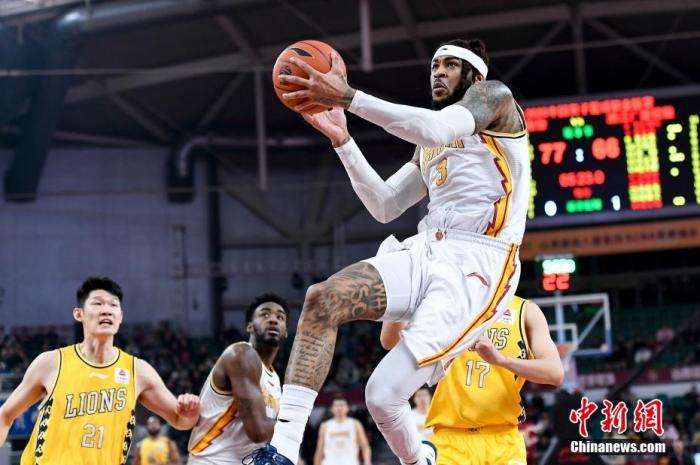 资料图：莫兰德上赛季就曾代表山西出战。/p中新社记者 韦亮 摄