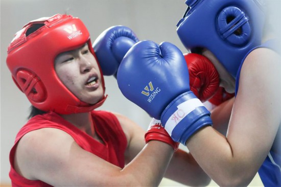 （体育）（13）拳击——全国女子锦标赛在河北迁安落幕