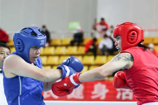 （体育）（12）拳击——全国女子锦标赛在河北迁安落幕
