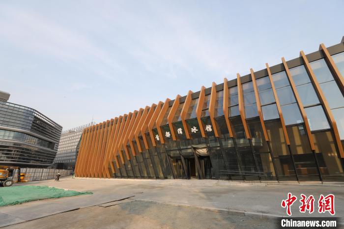 首都滑冰馆外观。　北京市重大办供图 摄