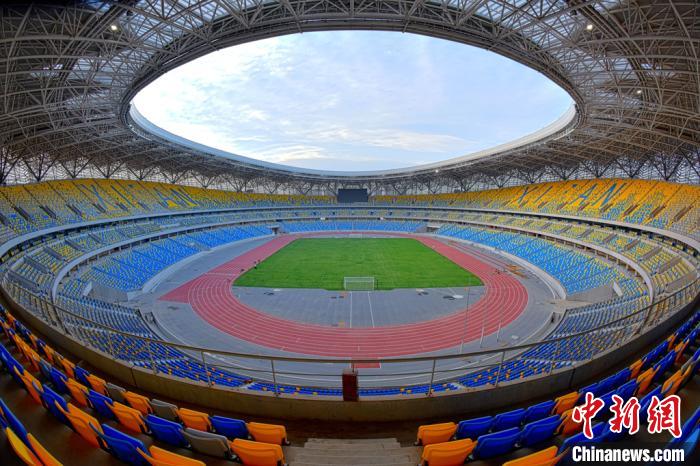 图为西安奥体中心体育场馆。西安国际港务区 供图