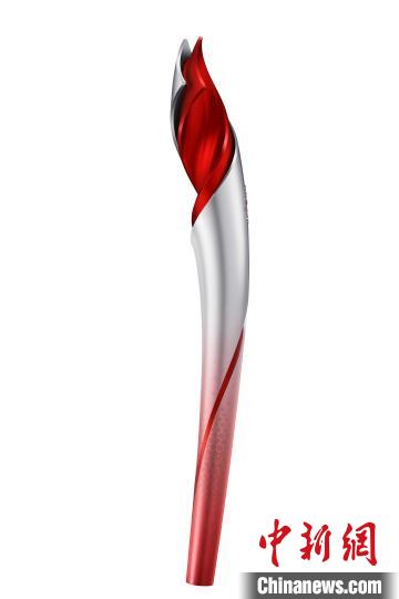 北京冬奥会火炬左视图 北京冬奥组委供图 摄 北京冬奥会火炬左视图 北京冬奥组委供图 摄