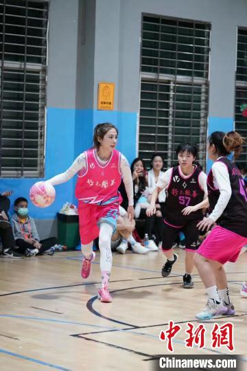 “粉色风暴女神”选拔赛在广州成功举办。宋晓波篮球俱乐部 供图