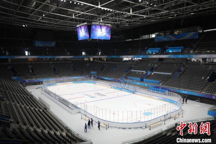 国家体育馆冰面。北京市重大办供图