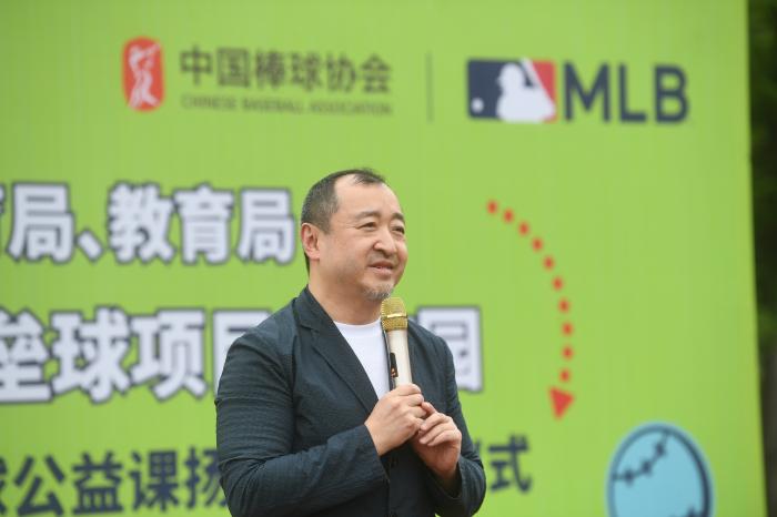 MLB中国董事总经理祁冬希望,能把公益课开进200所学校。MLB中国供图 MLB中国董事总经理祁冬希望,能把公益课开进200所学校。MLB中国供图