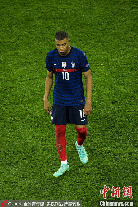 姆巴佩赛后离场 图片来源：Osports全体育图片社